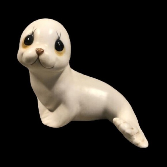 Seal Ceramic Figurine Home Decor Made in Mexico by Oxford - Picture 1 of 8